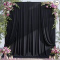 10×14ft Wrinkle Free Black Backdrop Curtain by ENJOYYOURPARTY