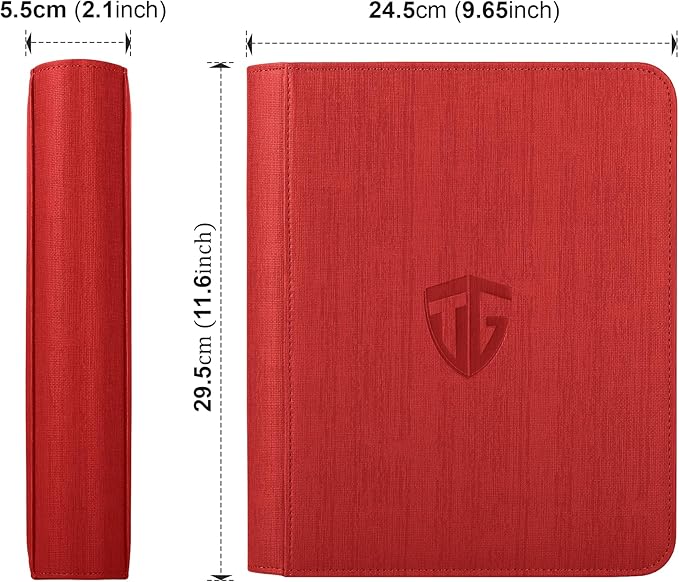 Toploader Binder, Holds 112 Toploaders, 4 Pocket Top Loader Binders - Image 2