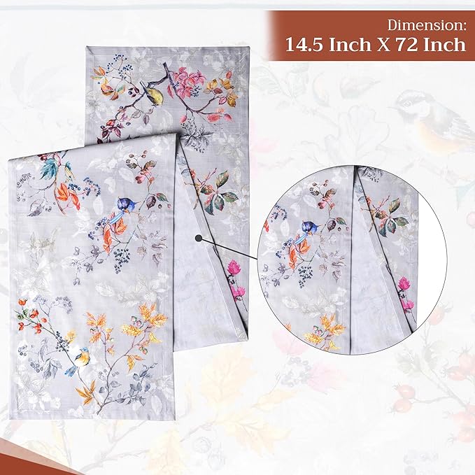 Maison d' Hermine Table Runner 100% Cotton Single Layer Table Runners 72 inches - Image 4