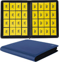 Premium 1000+ Pockets Card Binder, 16 Pockets Trading Card Binder Ringless Side by MORABTO