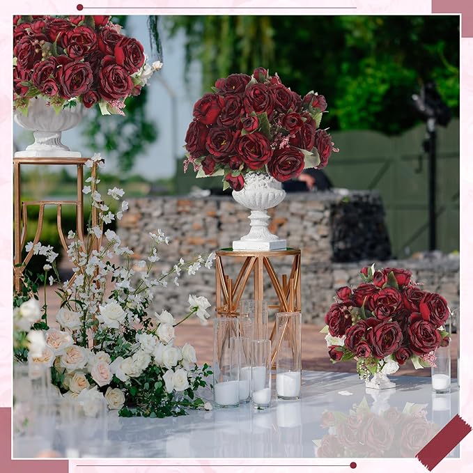 8 Bundles Artificial Peonies Flowers Boho Faux Flowers Arrangements Artificial - Image 7