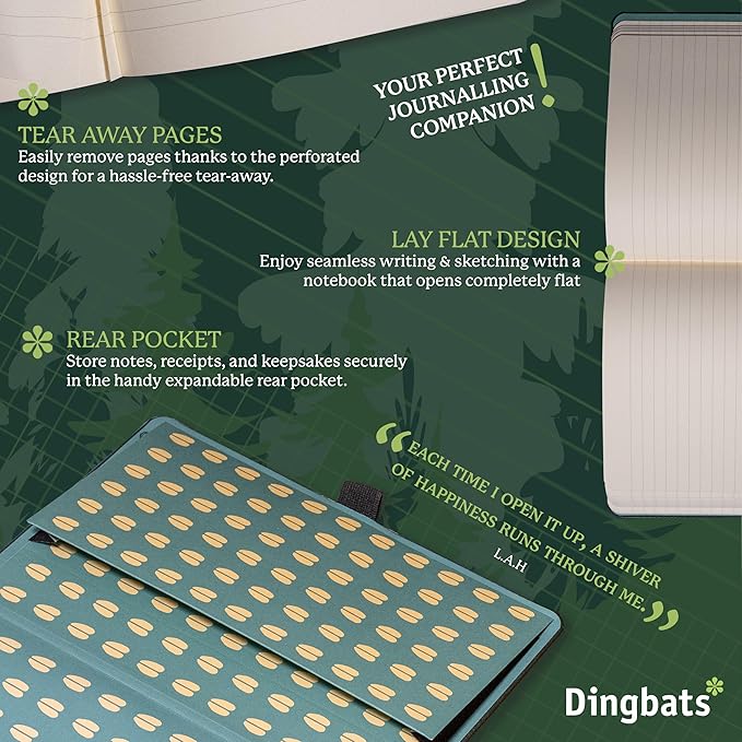 Dingbats* Wildlife Lined Writing Journal Notebook A5 - Image 5