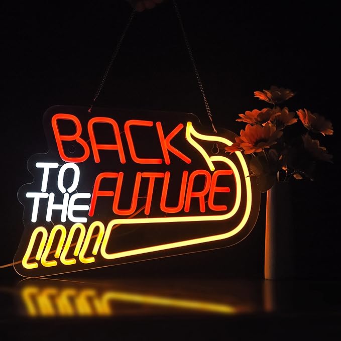 Back To The Future Neon Sign for Wall Decor Neon Signs by Haimococl