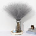 Grey Pampas Grass Decor 30 Pcs 21.7 Inch Faux Gray Pampas Grass Bulk Artificial by Unknown
