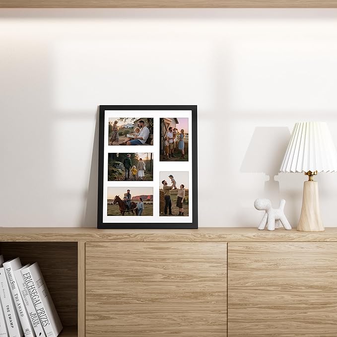 Vittanly 11x14 Collage Picture Frame, Displays 5Pcs 4x6 Pictures - Image 4