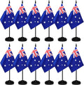 12 Pack Australia Desk Flags Set, Australian Small Mini Table Office Flags by BCLin