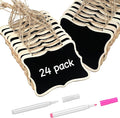 Uniclife 24 Pack Mini Chalkboard Signs by UnicLife