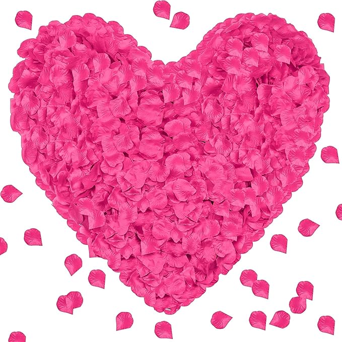 1000Pieces Rose Petals, Artificial Flower Petals Fake Rose Petals by Pyrrhiax