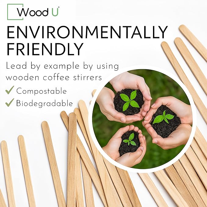 Wooden Coffee Stirrers 7.5" 1000 pcs - Image 4