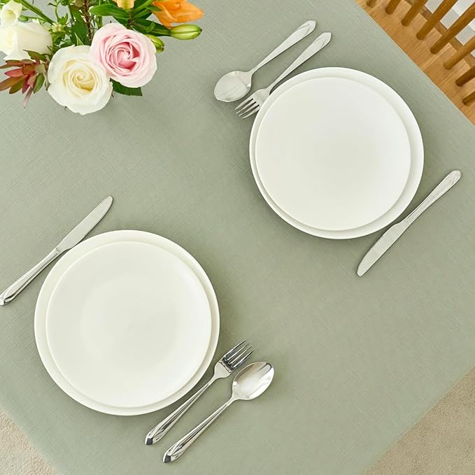 maxmill Lux Faux Linen Tablecloth - Image 9