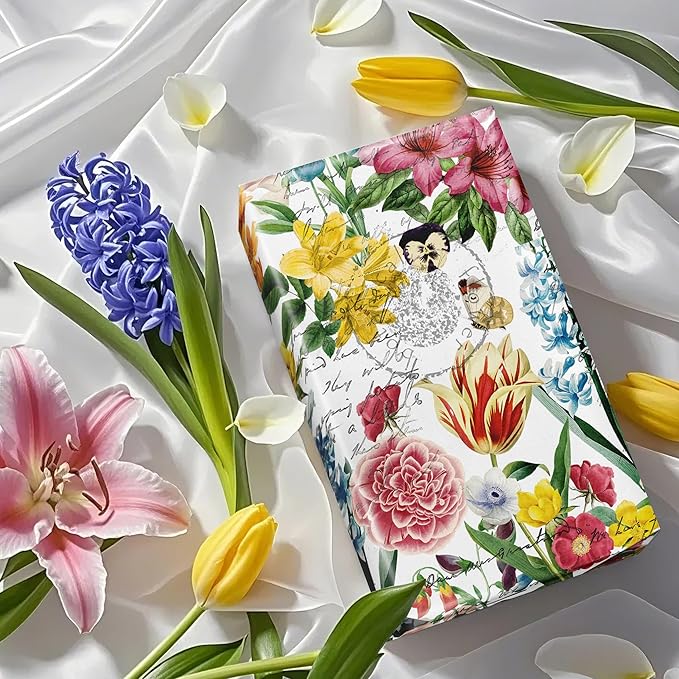 WRAPAHOLIC Floral Wrapping Paper Roll - Image 5