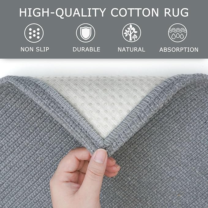 KOZYFLY Washable Runner Rug 3x12 ft Hallway Kitchen Runner Rugs - Image 6