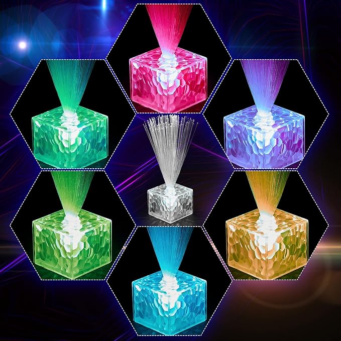 Amylove 30 Pcs Mini Fiber Optic Lamps Bulk Small LED Light up Table Centerpieces - Image 7