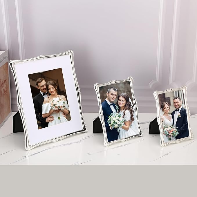 8 x 10'' Premium Alloy Silver Photo Frame - Image 6