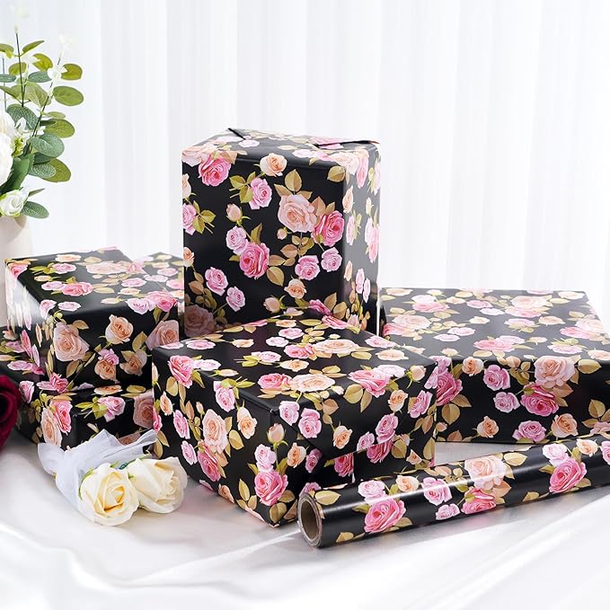 Ulmasinn Floral Wrapping Paper Roll - Image 7