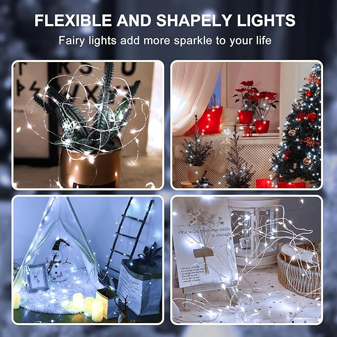 Aogist 24 Pack Fairy Lights 3 Modes 7ft 20 LED Waterproof, Battery Operated - Image 5