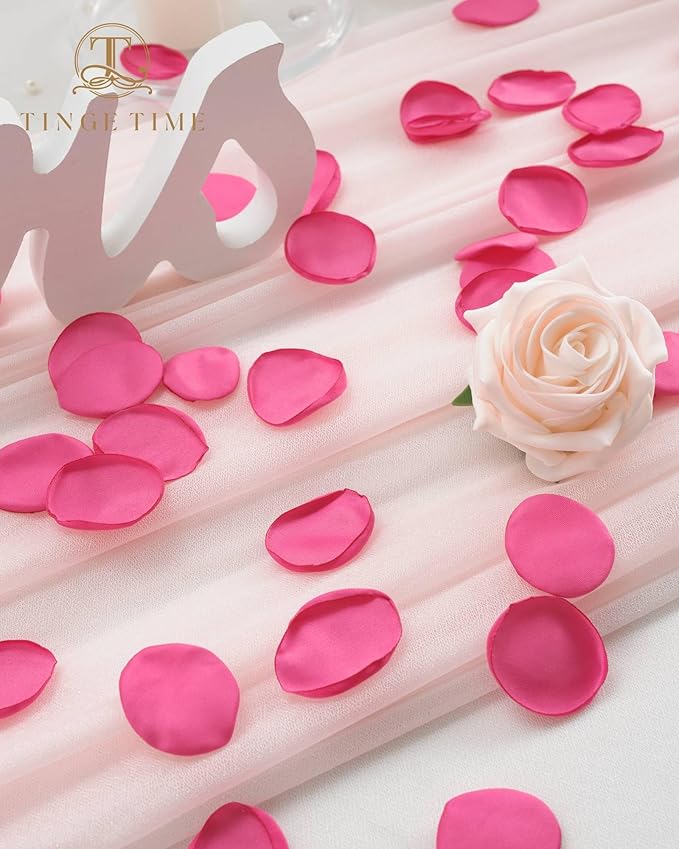 TINGE TIME Silk Flower Petals for Wedding Decoration - Image 6