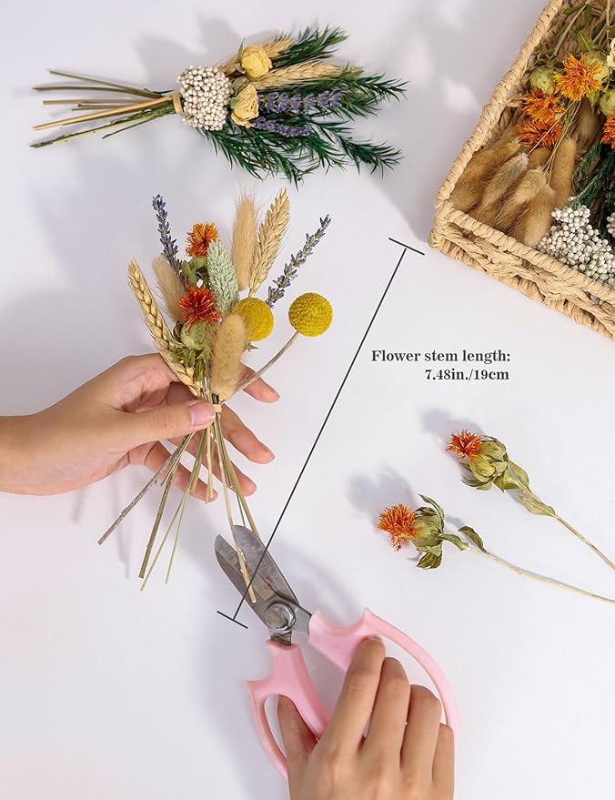 DIY Natural Dried Flower Set, Bulk Dried Flowers - Image 3