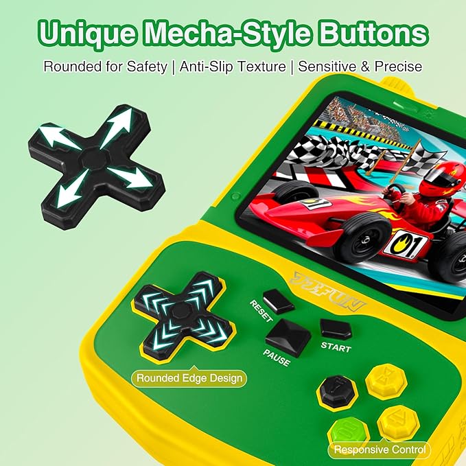 Kids Handheld Video Game Player, 220 Preloaded Classic Games, Portable Plug & - Image 6