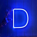 ENUOLI LED Blue Neon Letter Signs Night Light Battery or USB Operated LED by ProfessionalinNeonLights