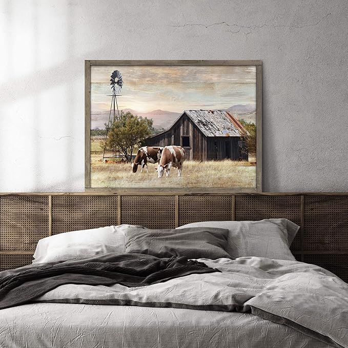Rustic Wall Decor Barn Framed - Image 4