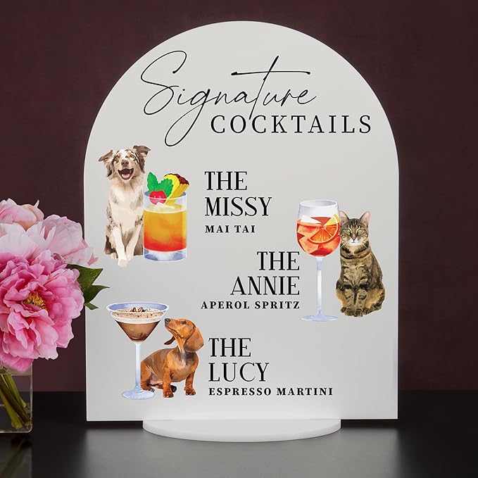 Pet Signature Drink Wedding Signs - Image 2