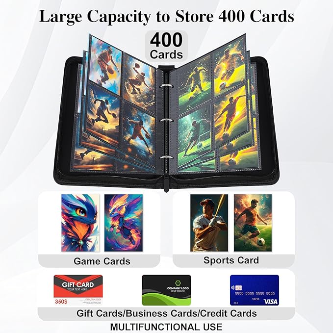 Trading Card Binder 4 Pocket - Image 6