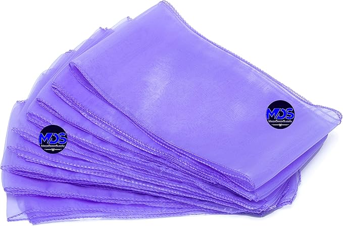 MDS Pack of 150 PCS Organza Chair Sashes Wider Dining Chair Bows Ribbon Tie Back - Image 6