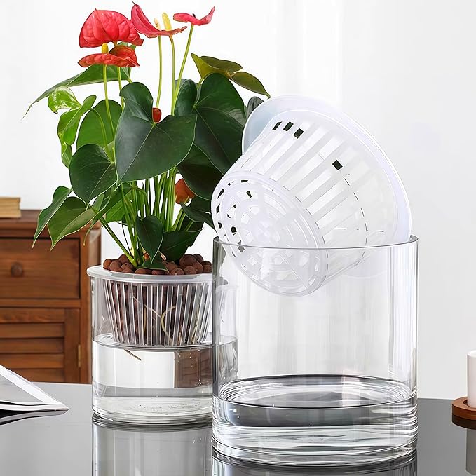 3 Acrylic Cylinder Clear Vase, Extra Large Unbreakable Plastic Flower Vases - Image 6