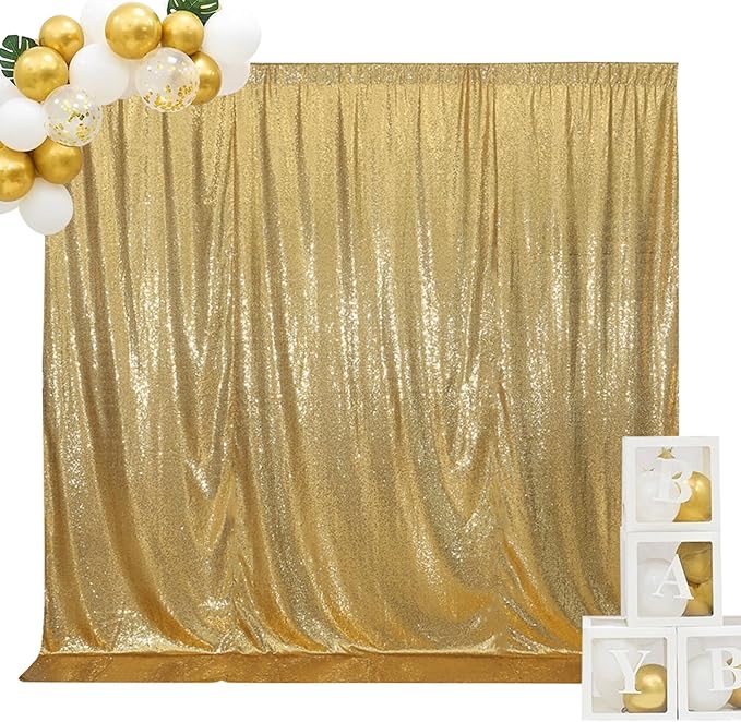 SquarePie Sequin Backdrop Curtain Not See Through Background - Image 7