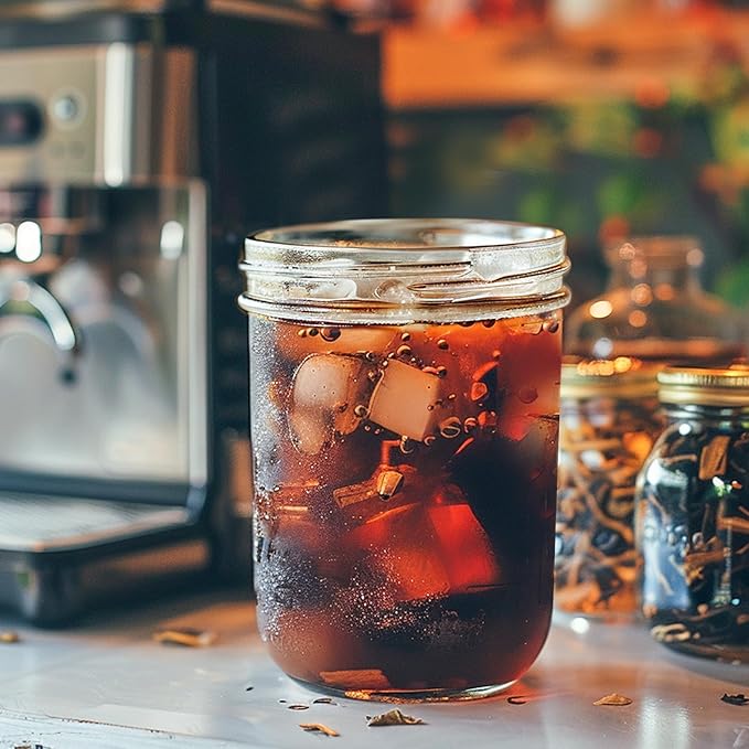 ComSaf Wide Mouth Mason Jars 16 oz - Image 5
