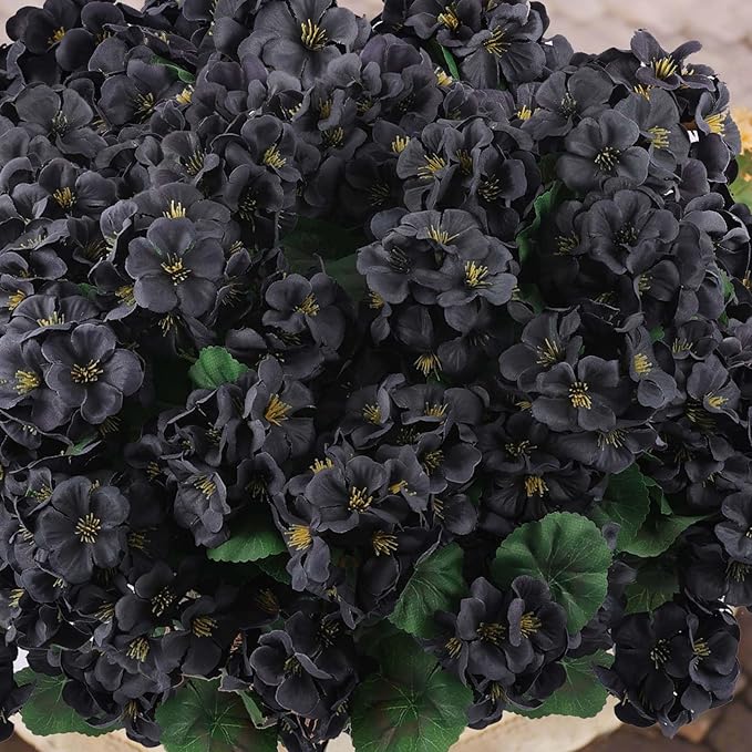 Hananona 12 Pcs Artificial Geranium Flowers - Image 6