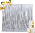 SquarePie Sequin Backdrop Non-Transparent Background Sparkly Curtain by SquarePie