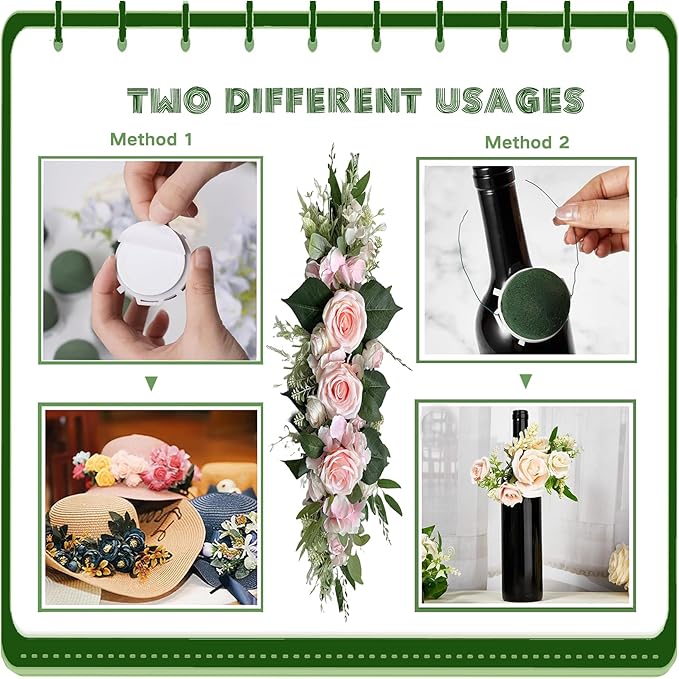 12PCS Foam for Flower Arrangements Styrofoam for Artificial Flowers Dry Blocks - Image 3