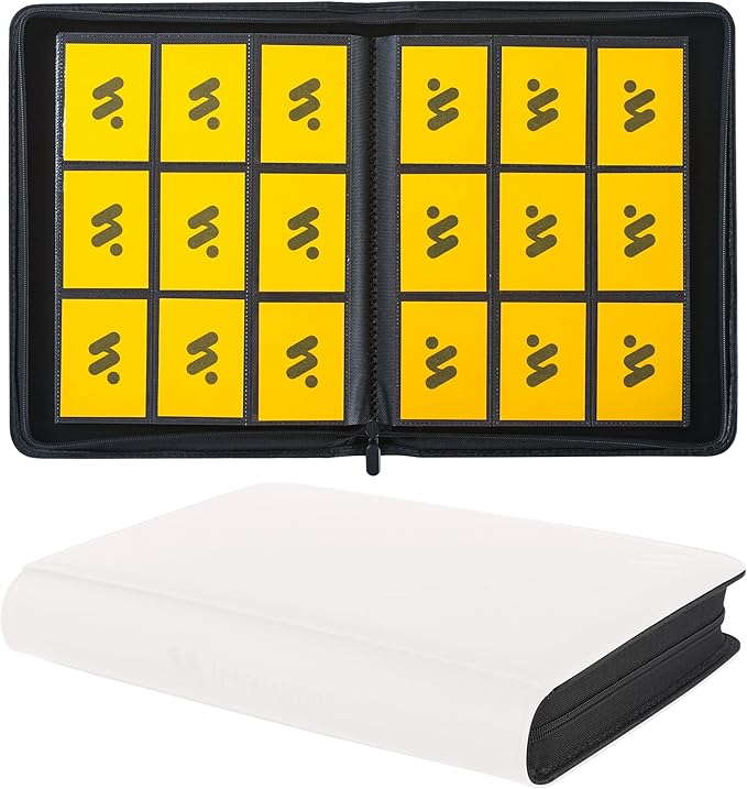 Card Binder 9 Pocket, Trading Card Binder Holds up to 360 Cards by MORABTO
