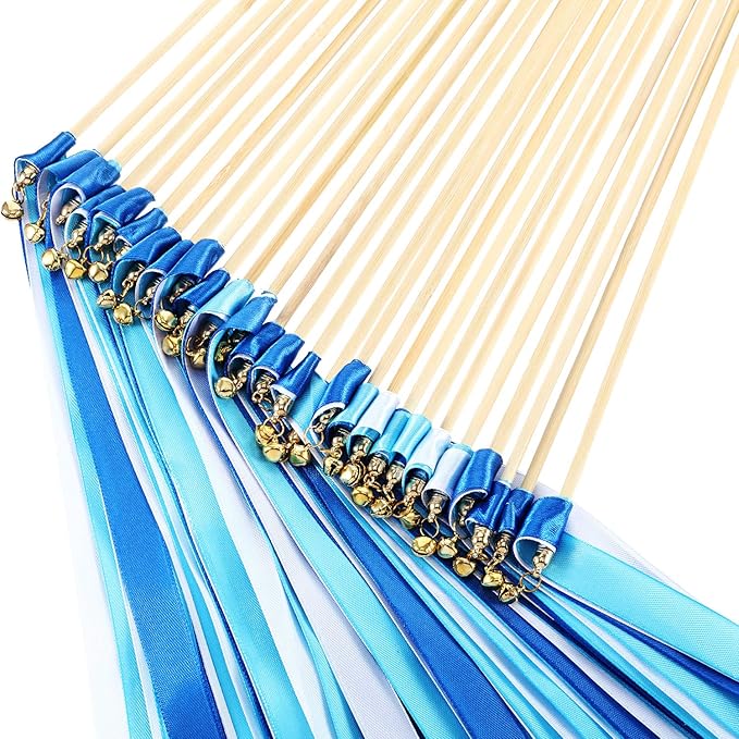 Boao 40 Pieces Mixed Color Ribbon Sticks - Image 6