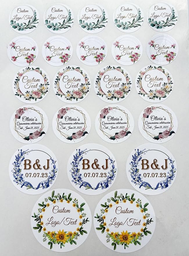 Custom Stickers for Weddings, Birthdays & Businesses - Image 6