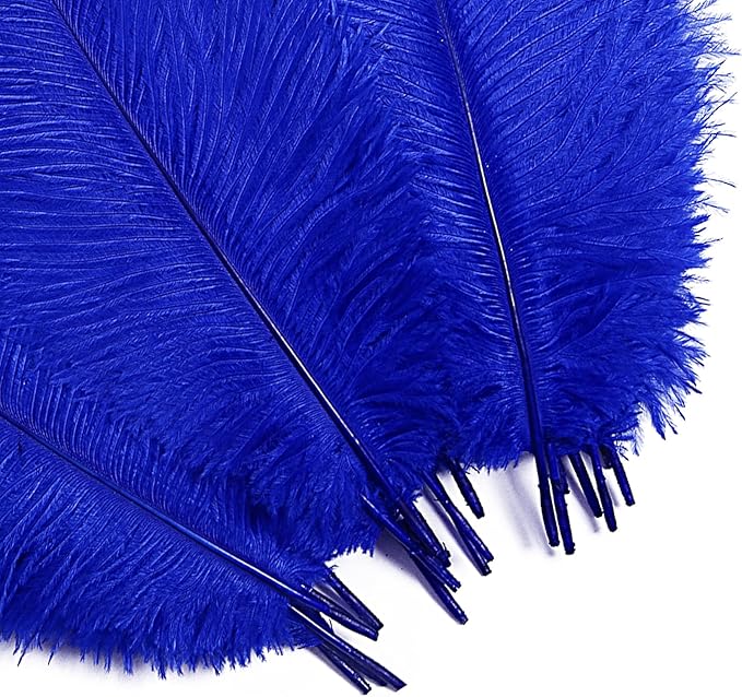 Bulk Royal Blue Ostrich Feathers - Image 6