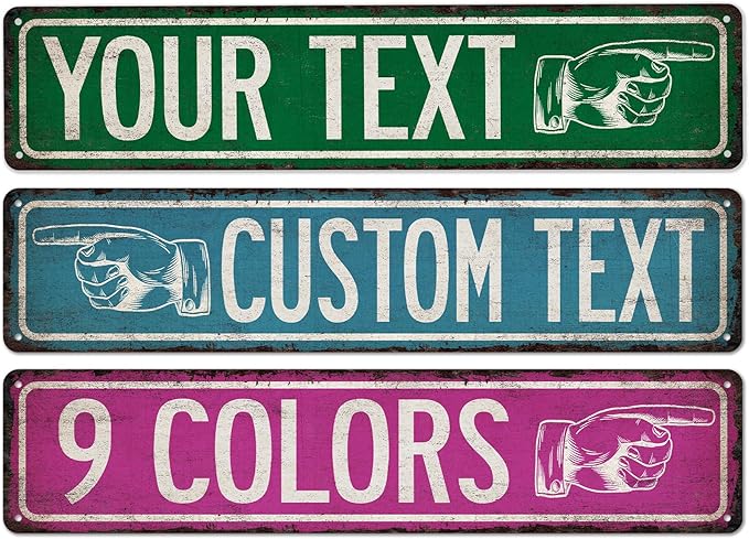 Custom Sign Customizable Sign Directional Sign This Way Sign by ChicoCreekSigns