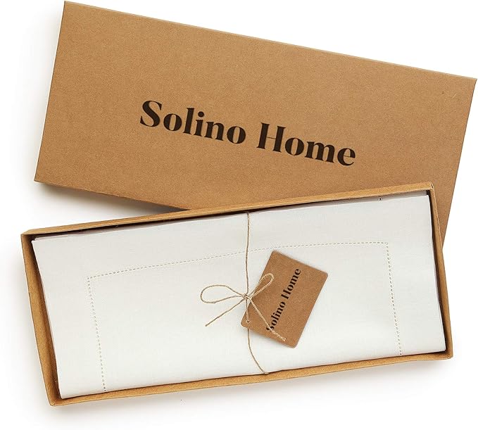 Solino Home Linen Ivory Table Runner 36 Inches - Image 6