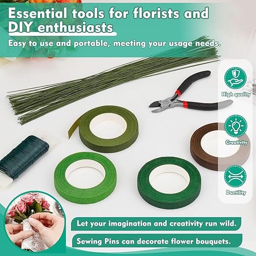 Floral Tape and Wire, Arrangement Tools Kit - Image 3