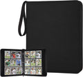 Trading Card Binder, Premium 9 Pocket Card Binder, 720 Double Sided Pocket PU by GERMUN