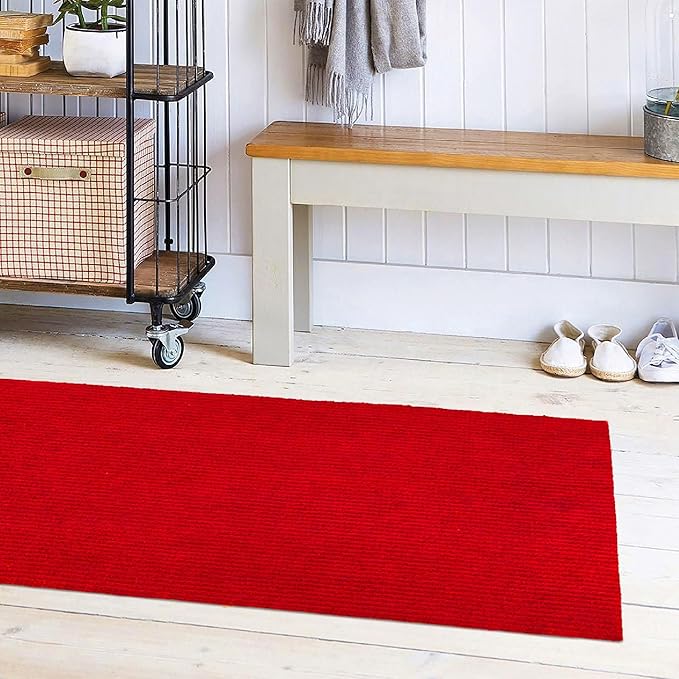 Ottomanson 2'7" x 5' Mud Mat Area Rug Scraper Carpet - Image 12