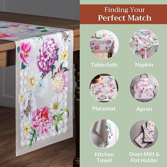 Maison d' Hermine Table Runner 100% Cotton Single Layer Table Runners 72 inches - Image 5