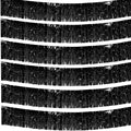 We Moment 6 Pack 10 Feet Black Foil Fringe Garland Streamers Metallic Tinsel by We+Moment