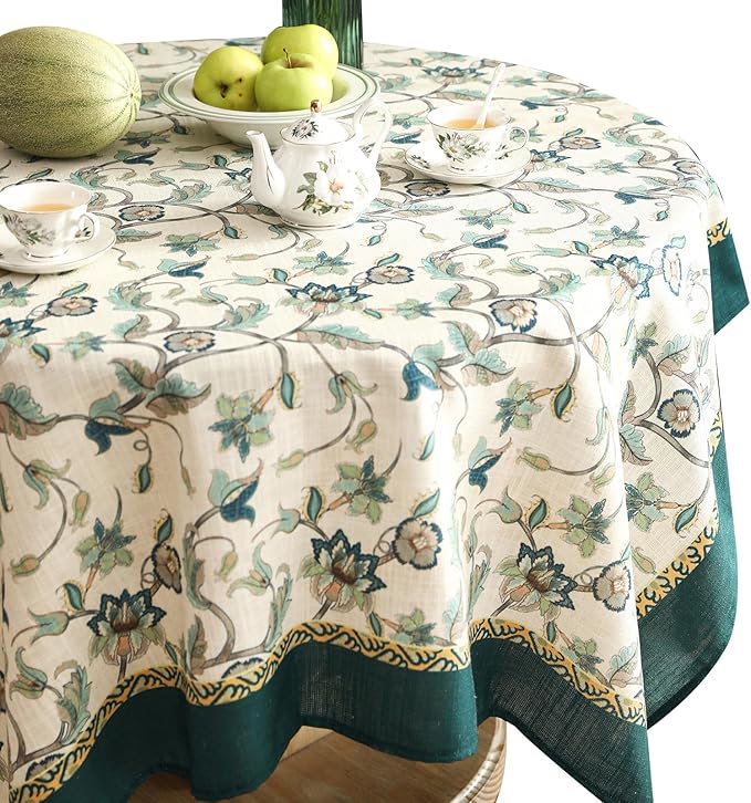 patdrea Designer Linen Table Cloth by Welcometopatdrea