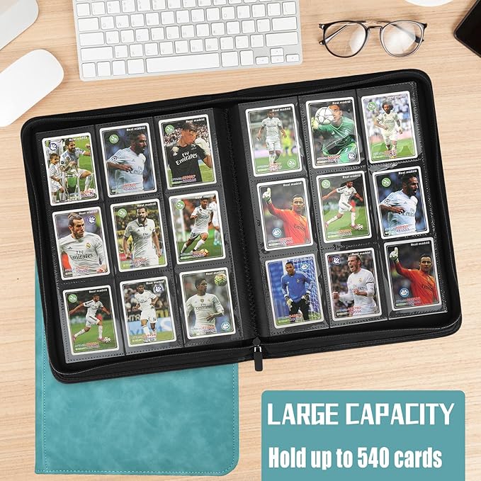 9 Pocket Card Binder, 540 Pocket Trading Card Binders, Loading Pocket - Image 5
