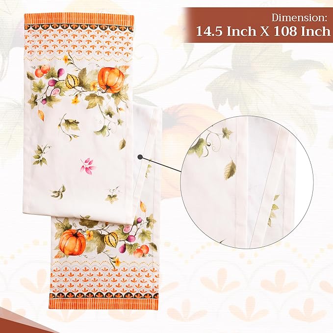 Maison d' Hermine Table Runner 100% Cotton Single Layer Table Runners 108 - Image 4