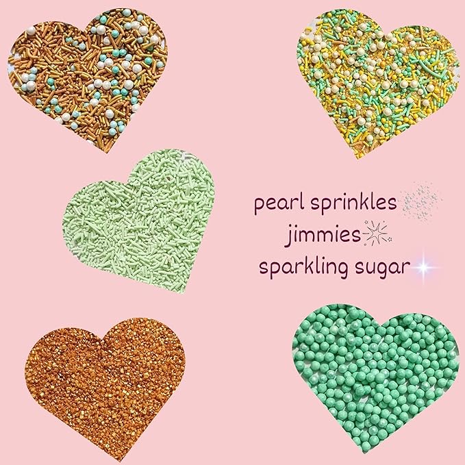 Confect Edible Sprinkles Mix Pack of 5 – Cool Summer Breeze Theme – Yellow - Image 5