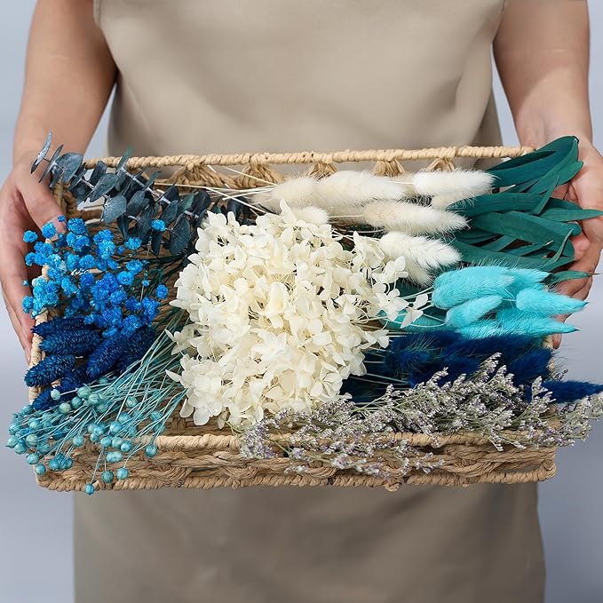 xin's convey DIY Natural Dried Flower Set, Handmade Creative, Door Hanging - Image 2